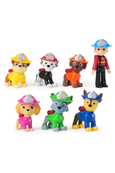 PAW Patrol Fire Rescue Team z 7 kolekcjonerskimi figurkami 6072961 WB6