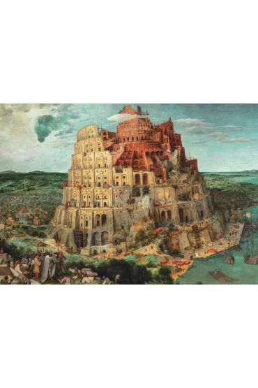 Puzzle 1500 el. Muzeum Bruegel The Tower of Babel 31691 Clementoni