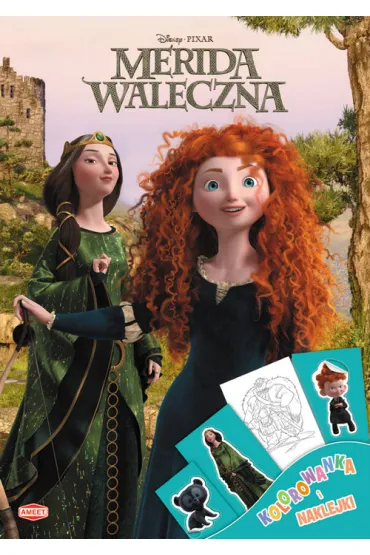 Kolorowanka i naklejki. Merida Waleczna
