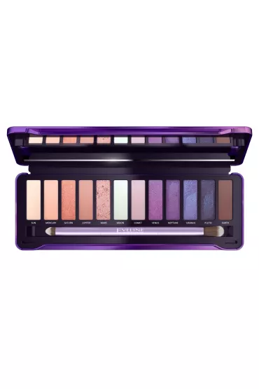 Eveline Cosmetics Mystic Galaxy Eyeshadow Palette paleta 12 cieni do powiek 12 g