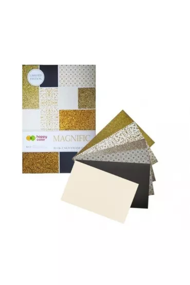 Happy Color Blok Effect Magnific Gold