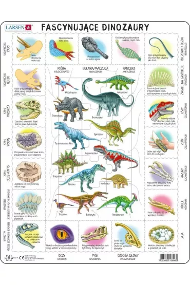 Puzzle Uk�adanka Fascynuj�ce Dinozaury PL Tactic