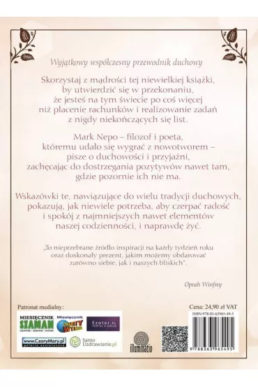 Ma�a ksi�ga przebudzenia. Przes�ania na ka�dy dzie� roku - Mark Nepo