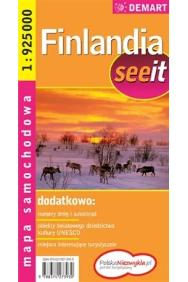Finlandia seeit - mapa samochodowa demart
