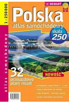 Atlas samochodowy Polska 1:250 000