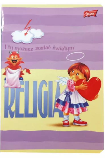 Unipap Zeszyt A5 Religia cieniowany kratka 32 kartki