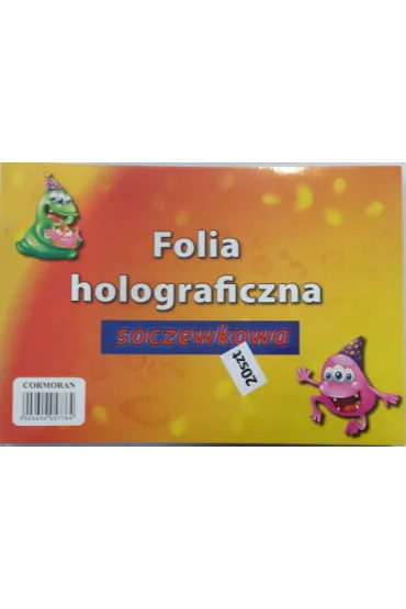 Zeszyt papier�w kolorowych Cormoran A4 folia soczewkowa