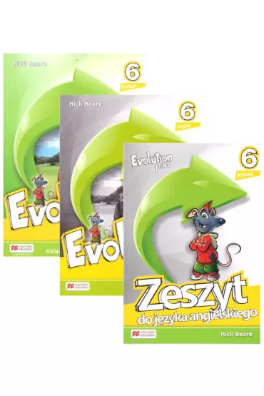 Evolution Plus. Ksi��ka ucznia, zeszyt i zeszyt �wicze� do j�zyka angielskiego dla klasy 6 szko�y podstawowej - Nick Beare