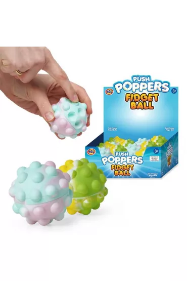 Kolorowa pi�eczka z b�belkami do wciskania Pop it One for Fun