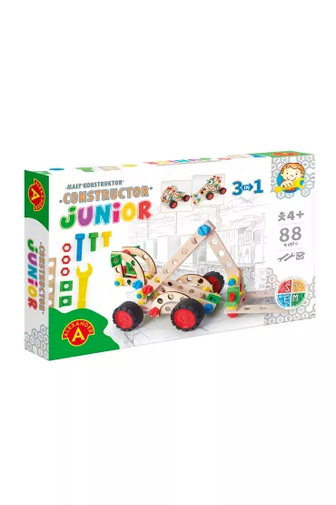 Ma�y Konstruktor Junior 3in1 88 el. Forklift Truck