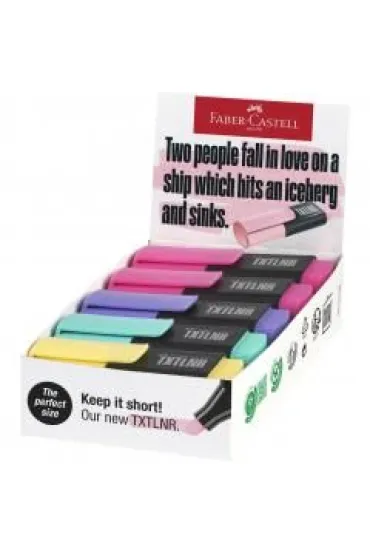 Zakre�lacz mini TXTLNR mix (10 szt) FABER CASTELL