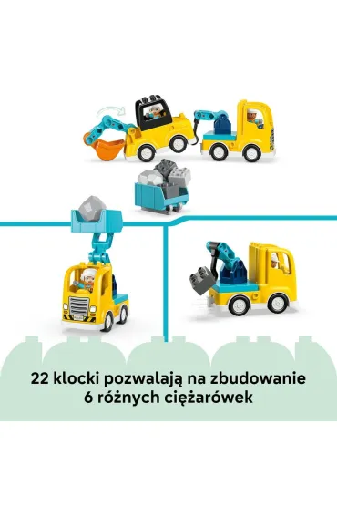 LEGO DUPLO Maszyny budowlane 3 w 1 10475
