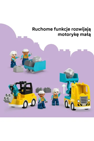 LEGO DUPLO Maszyny budowlane 3 w 1 10475