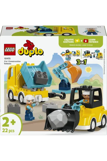 LEGO DUPLO Maszyny budowlane 3 w 1 10475
