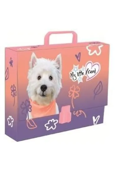 St. Majewski Teczka z r�czk� A4 XL My Little Friend Dog