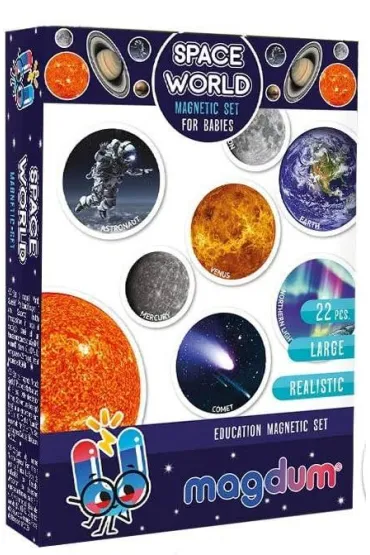 Maksik Magnesy Kosmos 22 szt.
