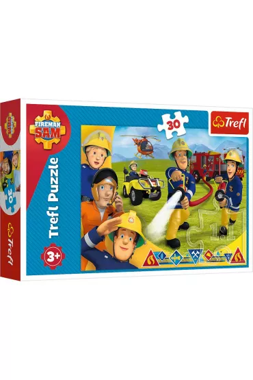 Puzzle 30 el. Gotowi by pomaga� Trefl