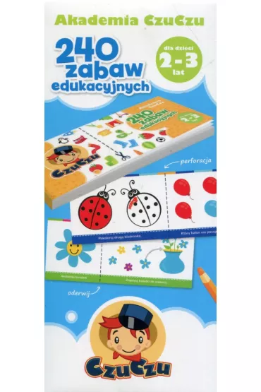 Akademia CzuCzu dla dzieci od 2-3 lat/ 240 zabaw edukacyjnych