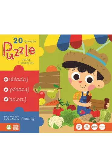 Puzzle: Owoce i Warzywa Zielona Sowa