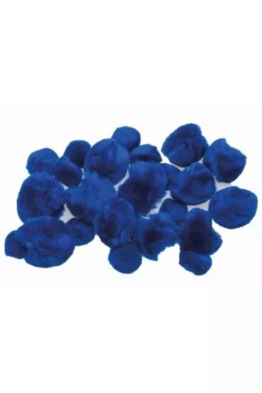 Brewis Pompony puszyste niebieskie 24 szt.