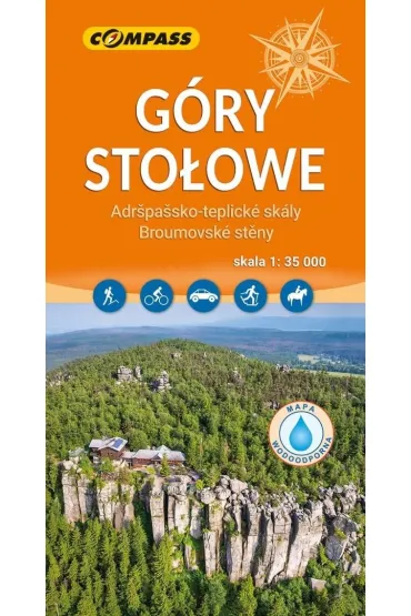 Mapa turystyczna - G�ry Sto�owe 1:35 000