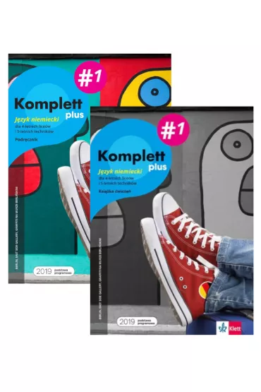 Komplett plus 1. Podr�cznik wieloletni i ksi��ka �wicze� do j�zyka niemieckiego dla 4-letnich lice�w i 5-letnich technik�w
