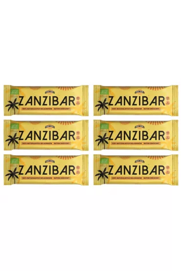 Zmiany Zmiany Baton owocowy Zanzibar Zestaw 6 x 40 g Bio
