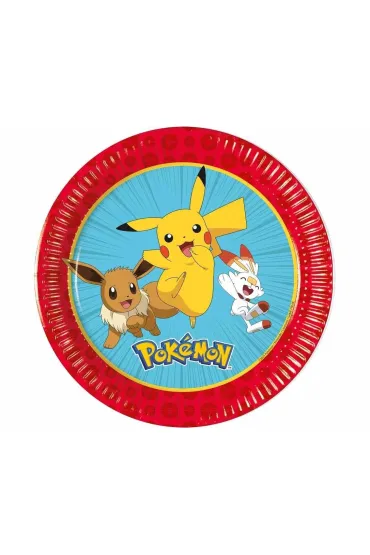 TALERZ PAP  200 POKEMON GO FOL 8 szt.