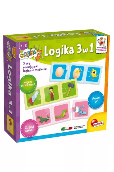 Carotina. Logika 3 w 1 Lisciani