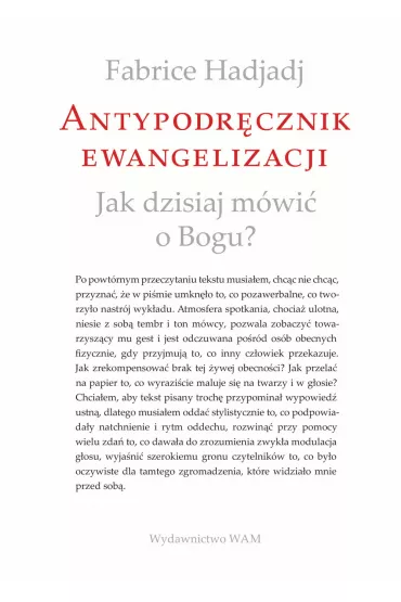 Antypodr�cznik ewangelizacji - Hadjadj Fabrice