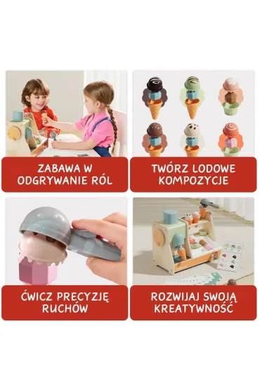 Zabawka edukacyjna du�a lodziarnia 36m+ Top Bright