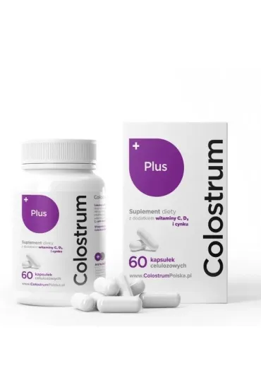 Colostrum Plus 60 Kapsułek – Wsparcie Odporności i Regeneracji