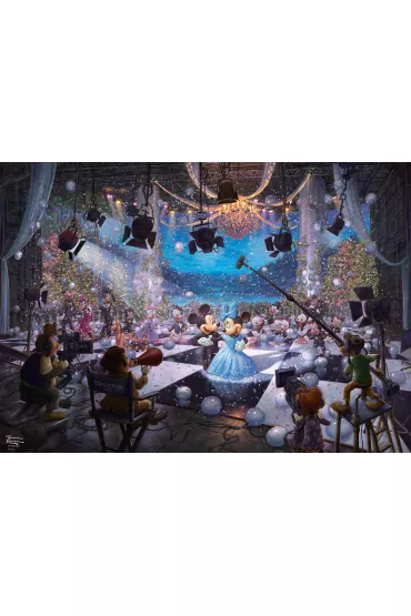Puzzle 1000 el. PQ Jubileuszowy Taniec (Disney) G3 - Thomas  Kinkade