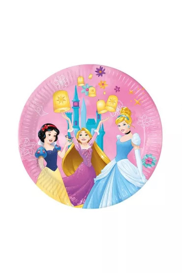 Procos Talerzyki papierowe Princess Live Story 23cm 8 szt