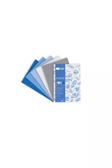 Happy Color Blok Deco Cristal, 5 kolor�w, A4, 170g, 20 arkuszy 170 g 20 kartek
