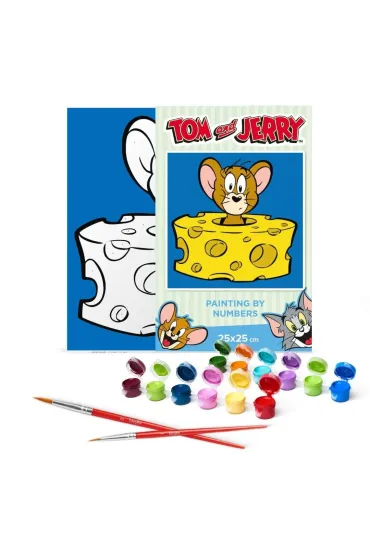 Ideyka Malowanie po numerach - Tom i Jerry 25x25cm