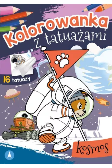 Malowanka A5 Kolorowanka z tatua�ami. Kosmos SKRZAT 075069