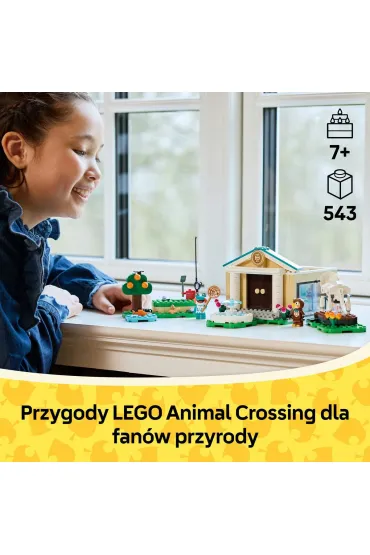LEGO Animal Crossing Blathers i kolekcja muzealna 77056