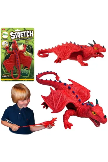 Dinozaur smok czerwony do rozci�gania