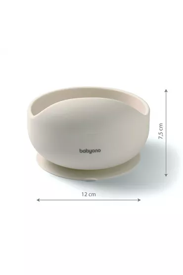 Babyono Silikonowa miseczka z przyssawk