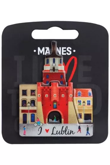 Pan Dragon Magnes I love Poland Lublin ILP-MAG-C-LUB-11