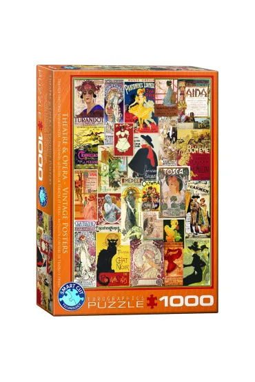 Puzzle 1000 el. Theater & Opera Vintage Art. Eurographics