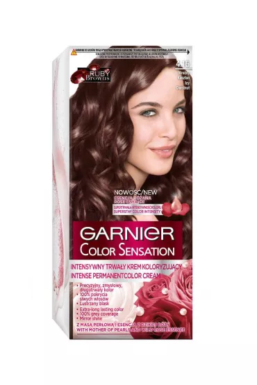 Garnier Farba do w�os�w 4.15 Mro�ny Kasztan