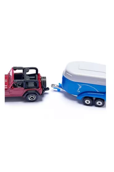 Siku 16 - Jeep z przyczep� na konie S1651