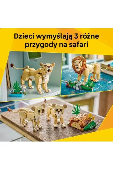 LEGO Creator Dzikie zwierz�ta: Dumny lew 31386