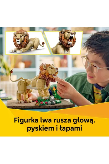 LEGO Creator Dzikie zwierz�ta: Dumny lew 31386