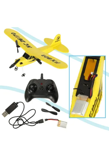 Samolot zdalnie sterowany na pilota RC FX803 Piper 150mah