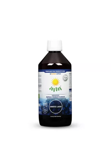 Joy Day Koncentrat napoju probiotycznego owoce lasu bezglutenowy 500 ml Bio