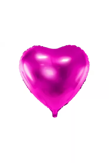 PartyDeco Balon foliowy Serce ciemny r� 45cm
