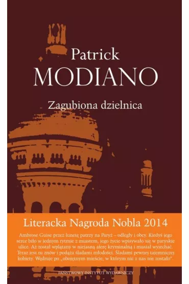 Zagubiona dzielnica - Patrick Modiano